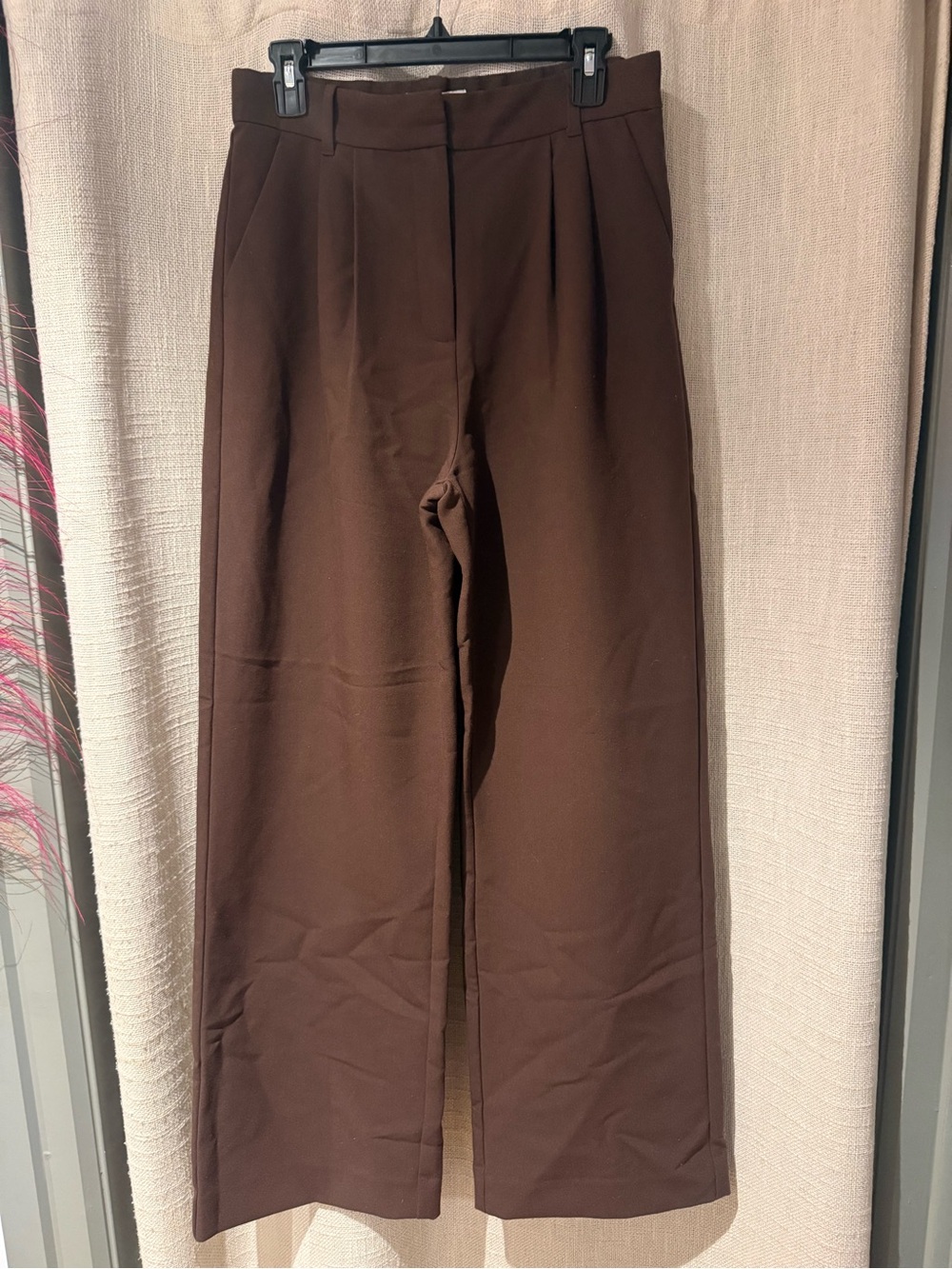 Women’s Abercrombie & Fitch Brown Wide-Leg Dress Pants